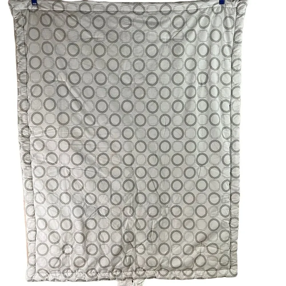 NoJo Dreamer Collection Elephant Blue Grey Crib Bedding Comforter Quilt Blanket